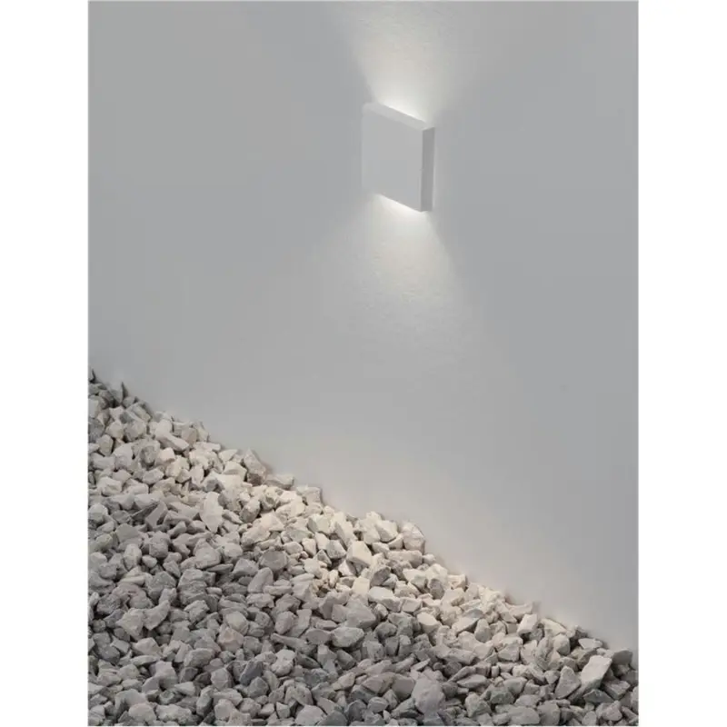 Achat Immédiat Spot Extérieur IKO 1W LED Blanc sablonneux Haut et bas