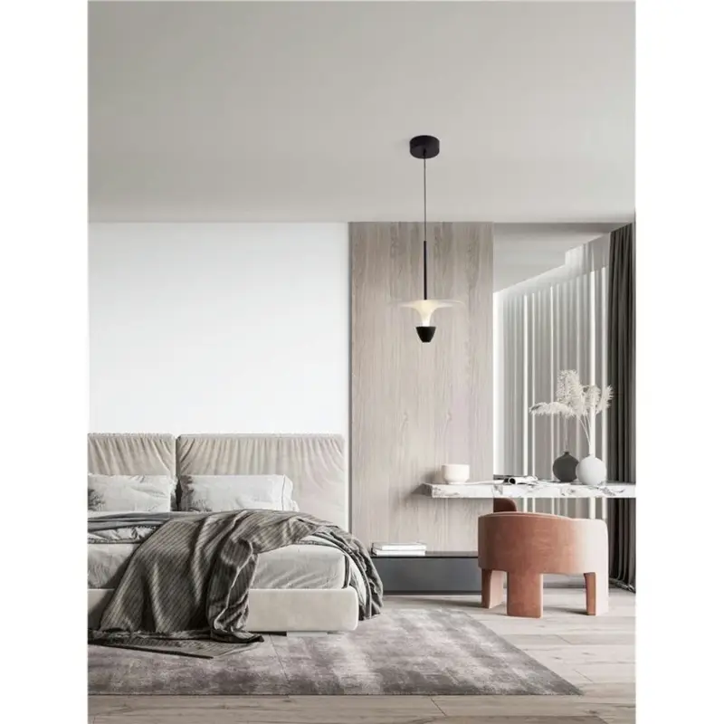 Suspension LUET 11W LED Noir, blanc D26 Top Vente