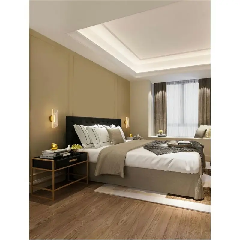 Pas Cher Applique VALENTIN 9W LED Or brossé H30,6