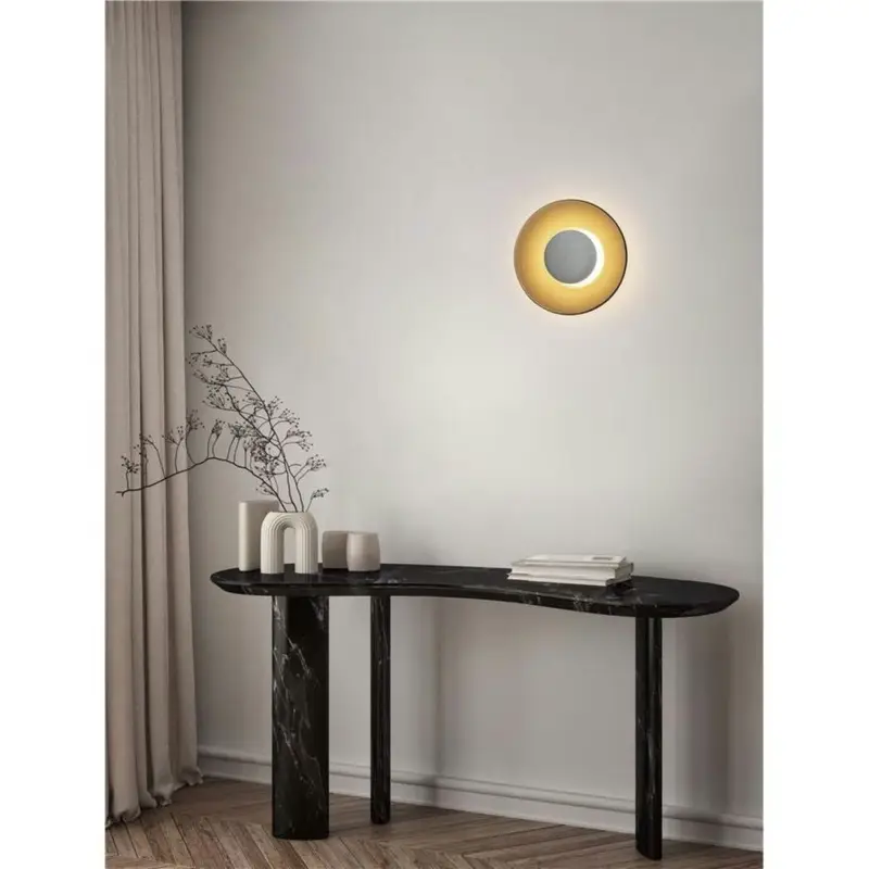 Applique ESTI 17W LED Nickel brumeux, marron foncé Promotion Saisonnière