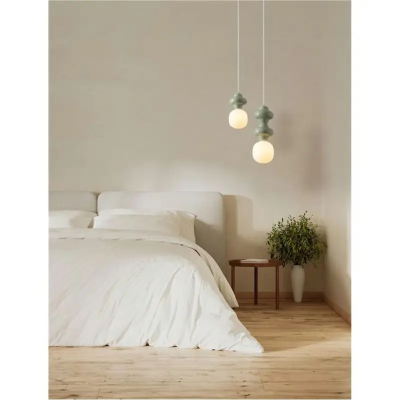 Meilleur Prix Suspension CLIO 5W LED E14 Vert, blanc H198