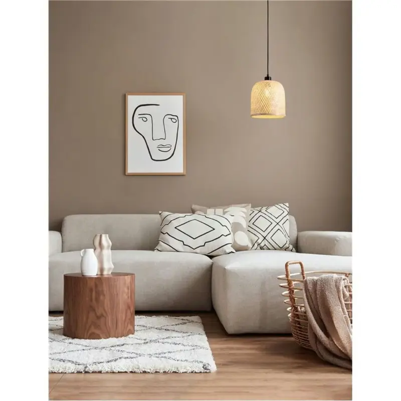 Soldes Suspension INTRA 12W LED E27 Naturel, noir