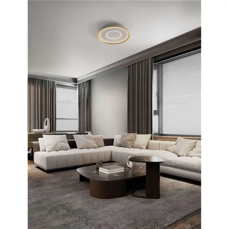 Plafonnier FIGIN 40W LED Or Haute Qualité