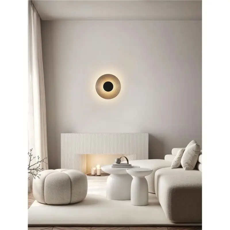 Applique NOUS 8W LED Nickel noir, fumé Vente Directe