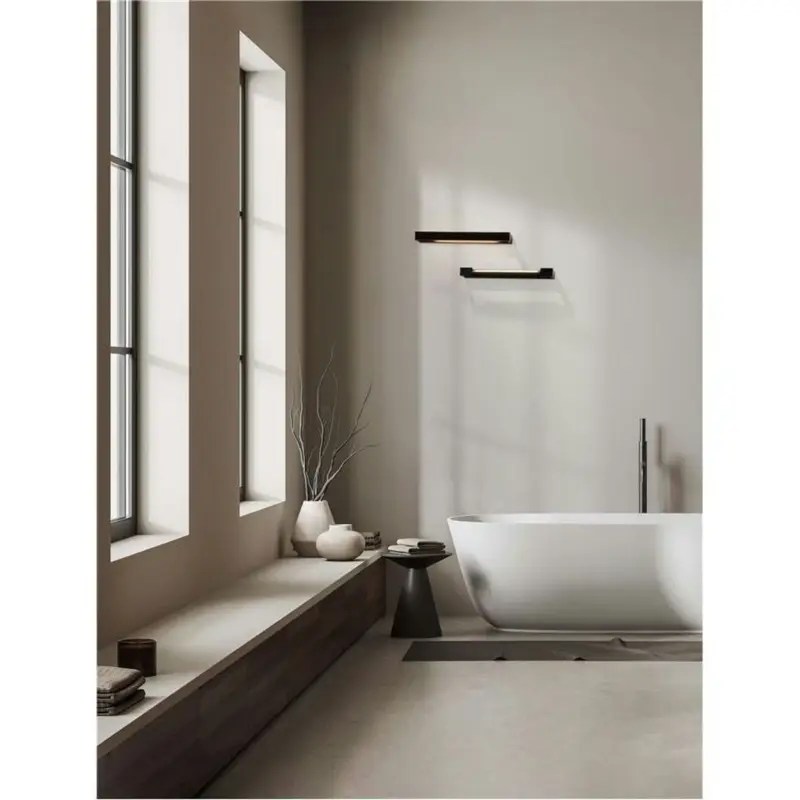 Achat Immédiat Applique Salle de bain ARGA 12W LED Noir
