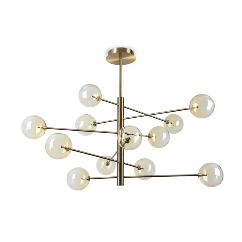 Livraison Express Suspension EQUINOXE 12W G4 Ambré D1281