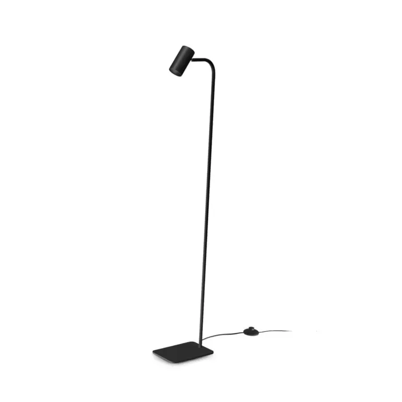 Achat Immédiat Lampadaire GINGER 28W GU10 Noir H1220