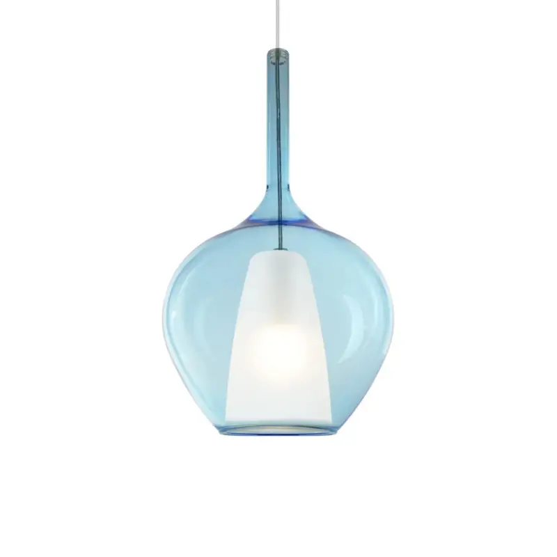 Usine Directe Suspension KALIQUE 42W E27 Bleu H740