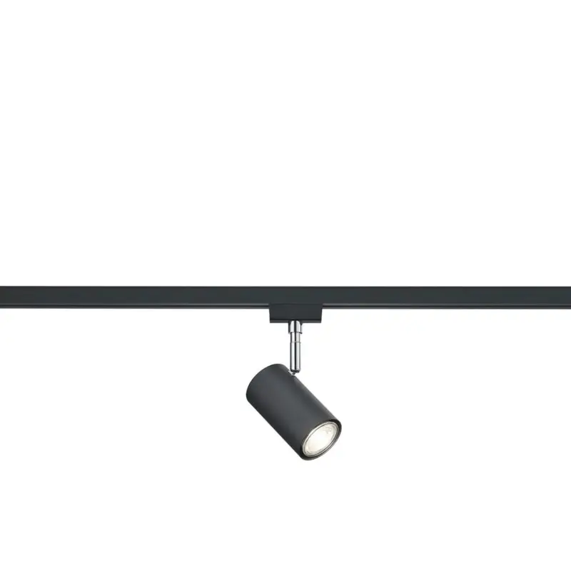Spot DUOLINE 1x25W GU10 Noir mat H18 Commander Vite