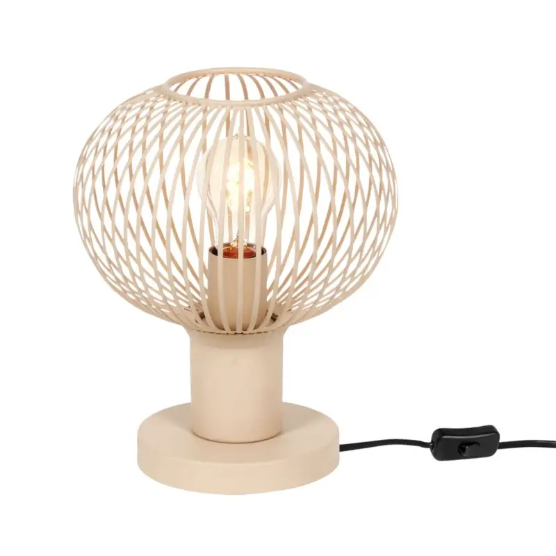 Lampe de table GILA 1x10W E27 Sable D23 Nouveauté