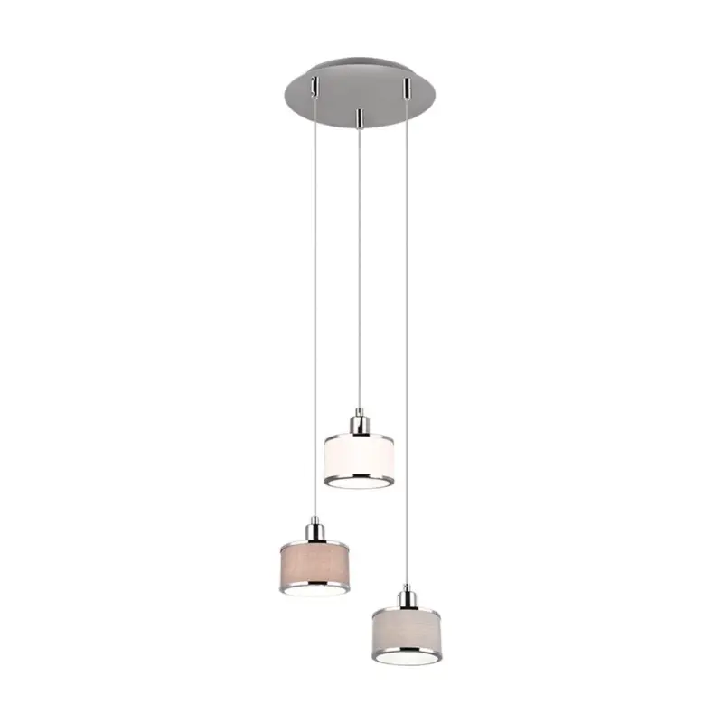 Suspension KAPRUN 3x28W E14 Chrome Retour Gratuit