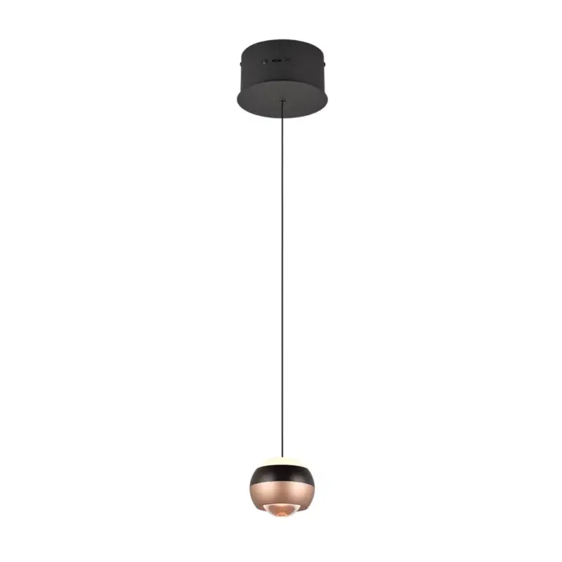 Suspension ORBIT 1x8W LED Noir mat Certifié