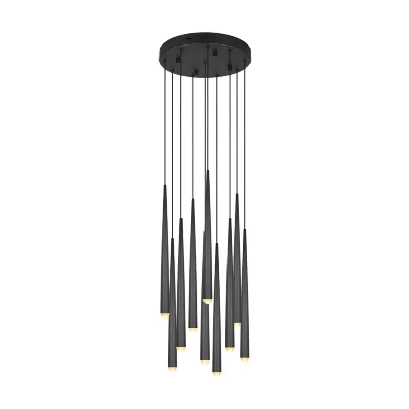 Prix Bas Suspension CALA 10x3W LED Noir mat