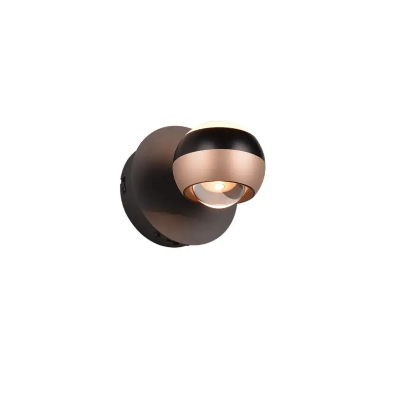 Applique ORBIT 1x8W LED Noir mat Produit De Marque