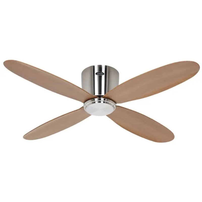 Ventilateur Plafond Plano II 112cm Chrome chêne WiFi Prix Réduit