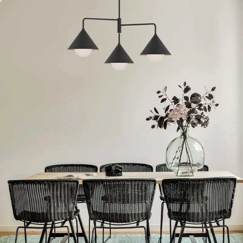 Suspension Remyck Noir 3x60W Expédition Rapide