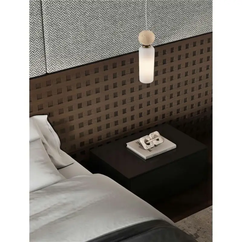 Suspension FILOMENA 5W G9 Pierre, opale Certifié