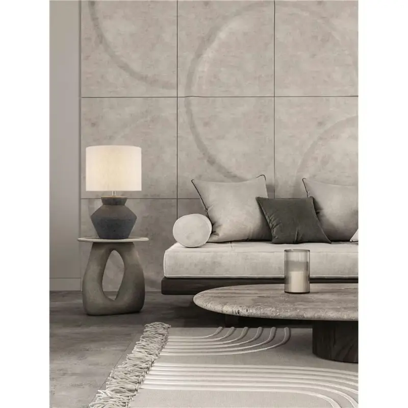 Lampe PLUMAGE 12W E27 Céramique anthracite Pas Cher