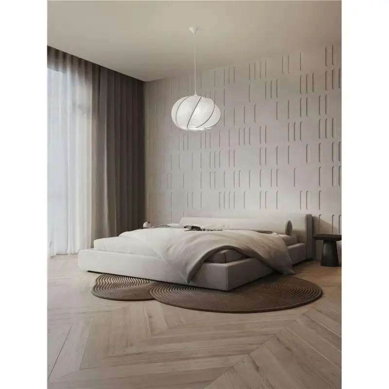Meilleur Prix Suspension BORA 12W E27 Blanc D55