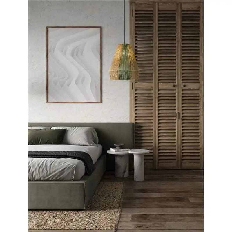 Nouvelle Collection Suspension DENA 12W E27 Naturel, vert H260