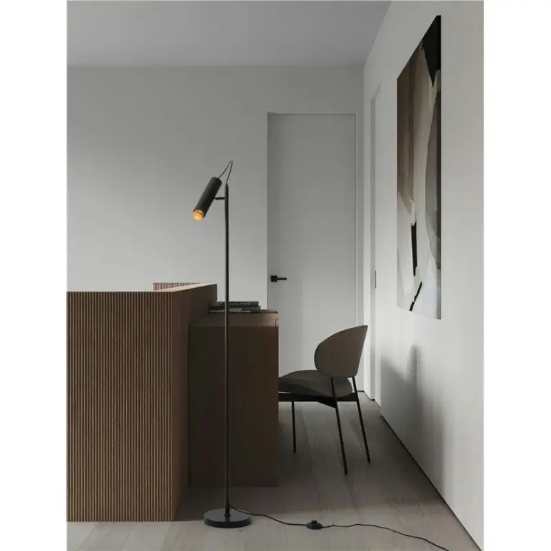 Bon Plan Lampadaire NESSI 10W GU10 Noir, or