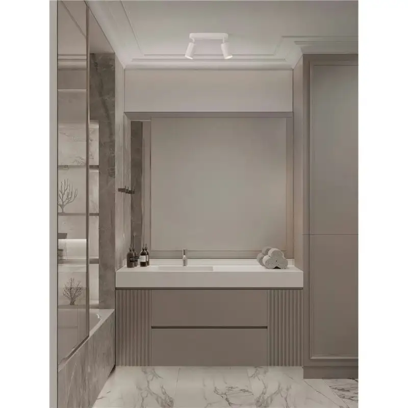 Prix Cassé Plafonnier Salle de bain MAO 2x10W GU10 Blanc