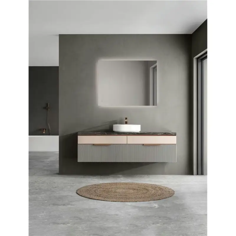 Vente Flash Applique Salle de bain ALDA 48W LED Argent 4000K