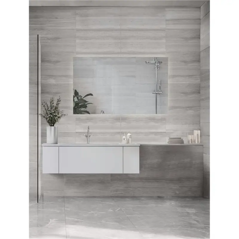 Applique Salle de bain ALDA 53W LED Argent 3000K Prix Choc