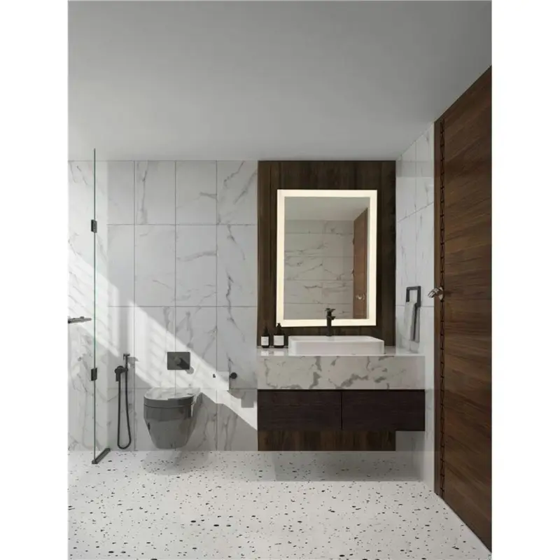 Dernier Modèle Applique Salle de bain URAL 29W LED Noir, blanc 3000K