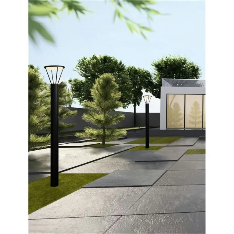Nouvel Arrivage Lampadaire Extérieur VIRTUS 16W LED Anthracite sombre