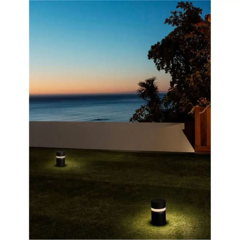 Borne Potelet Extérieur AIRY 8W LED Noir sablonneux H25 Commander Vite