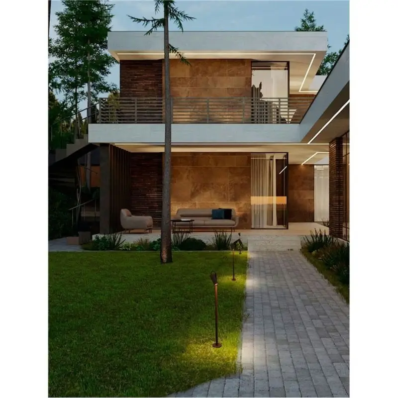 Solde Borne Potelet Extérieur DARMA 7W LED Marron brun (corten)