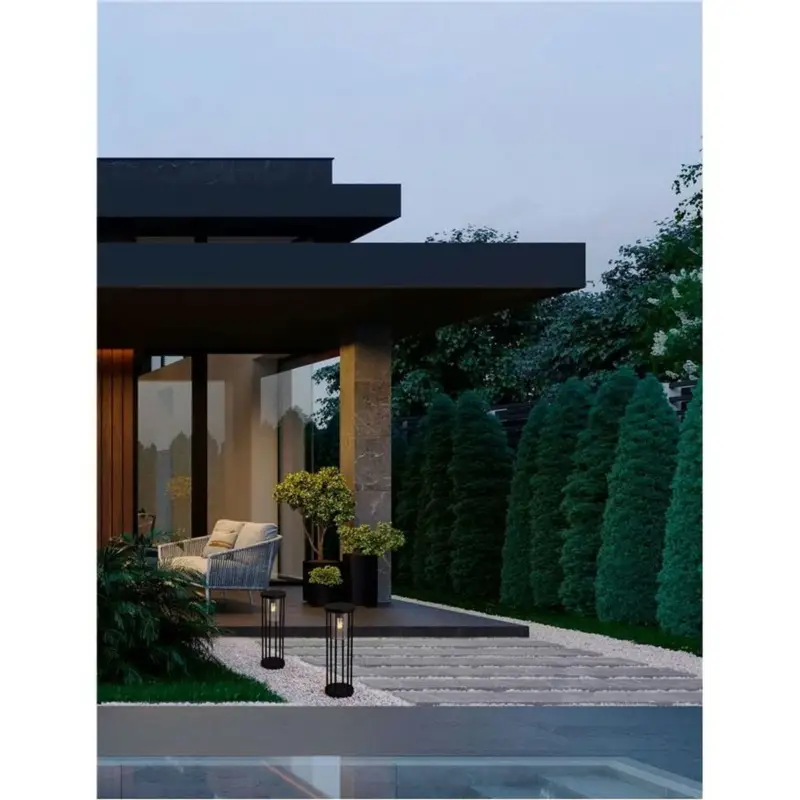 Meilleur Choix Borne Potelet Extérieur ELYSIUM 12W E27 Anthracite H50