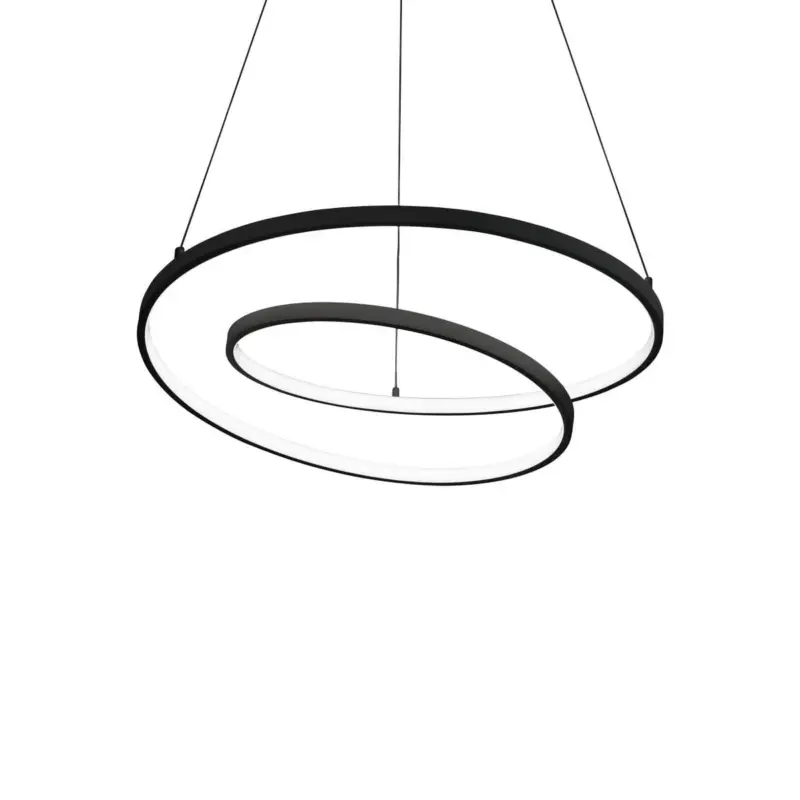 Dernier Modèle Suspension OZ 47W LED Noir 2700K