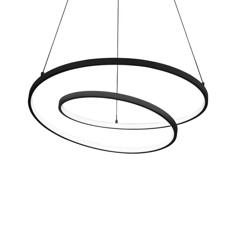 Suspension OZ 52W LED Noir 2700K Nouvel Arrivage