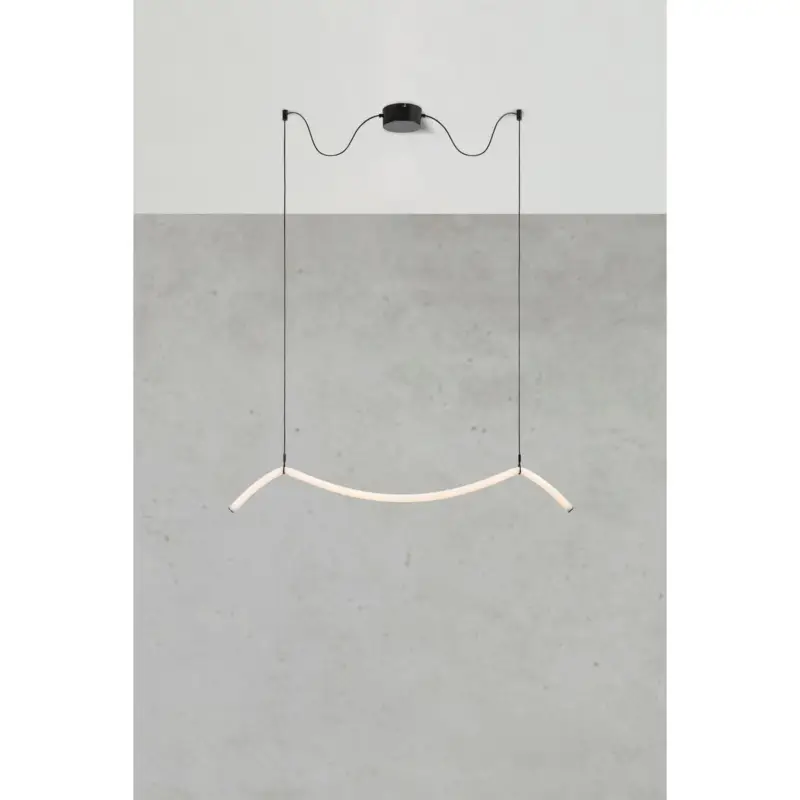 Remise Suspension MELT Blanc noir 13W