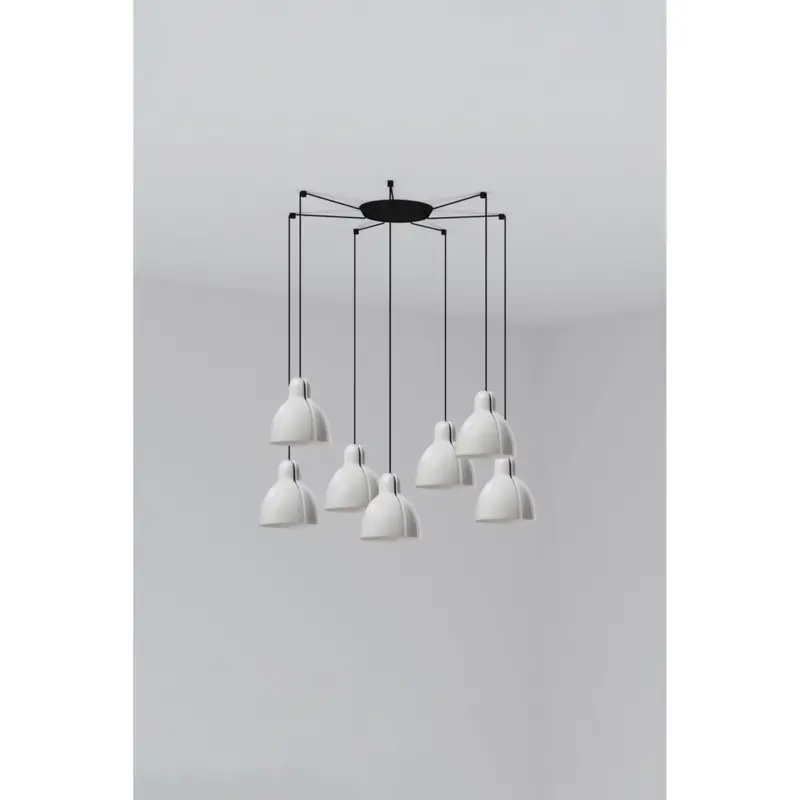 Suspension VENICE Blanc 7x15W E27 LED Réduction