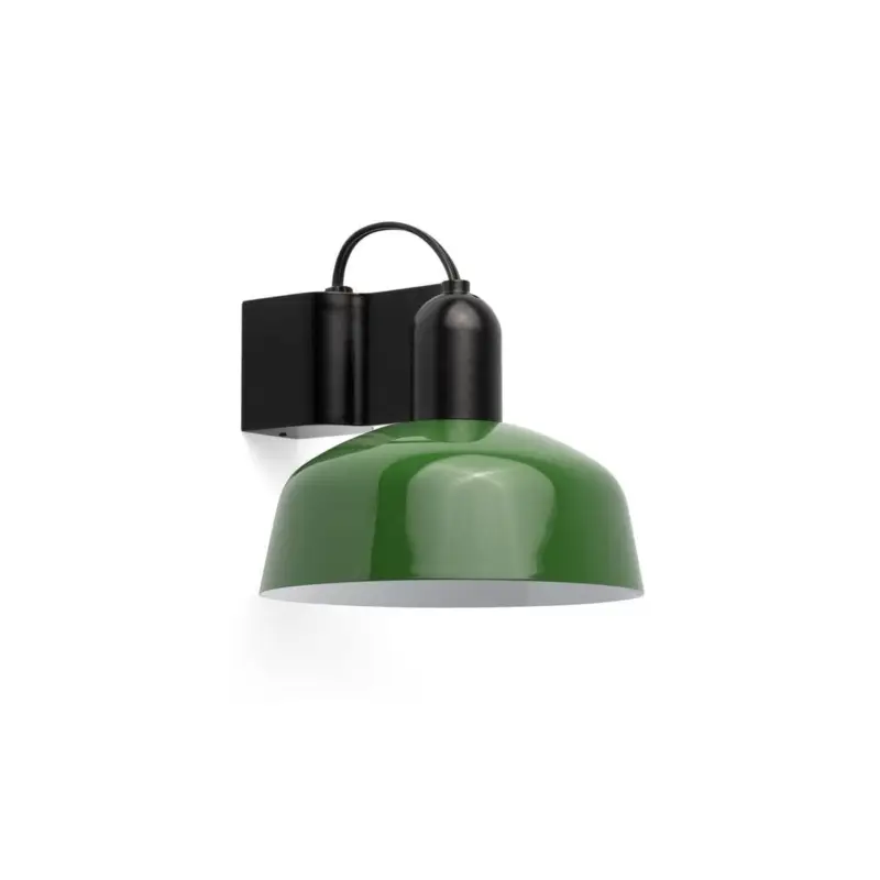 Applique TATAWIN Noir Vert 15W E27 LED H155 Nouvelle Collection
