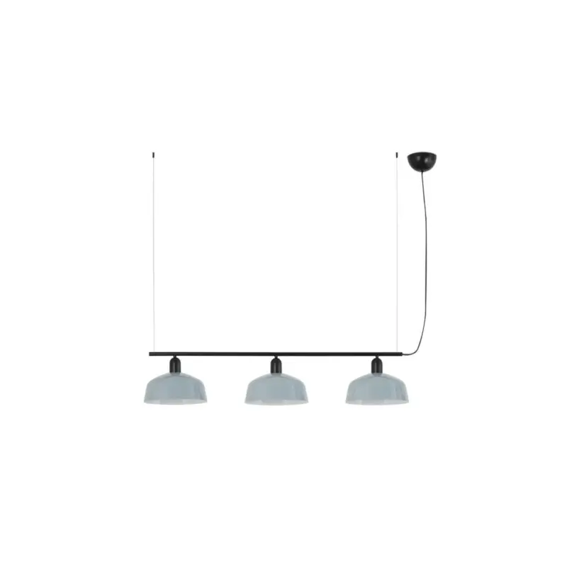Suspension TATAWIN M Noir Bleu 3x15W E27 LED Meilleur Prix