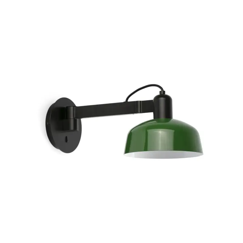 Applique TATAWIN Noir Vert 15W E27 LED H150 Affaire À Saisir
