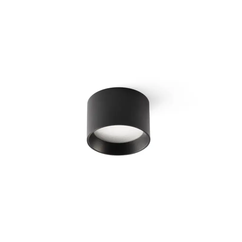Plafonnier MIZU Noir 8W SMD LED Commander Vite
