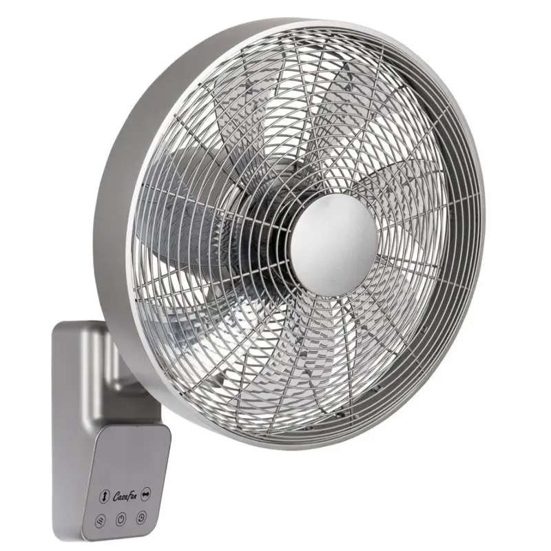 Ventilateur mural Airos Eco Design II Argent mat Dernière Chance