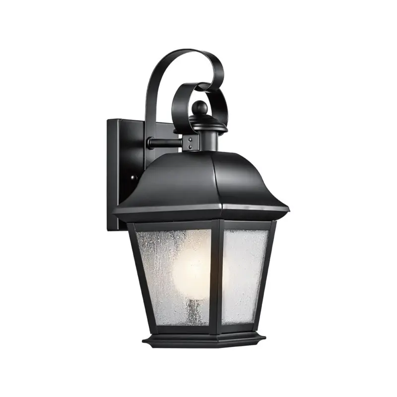 Applique Extérieur MOUNT VERNON 60W MAX E27 Noir Prix Réduit