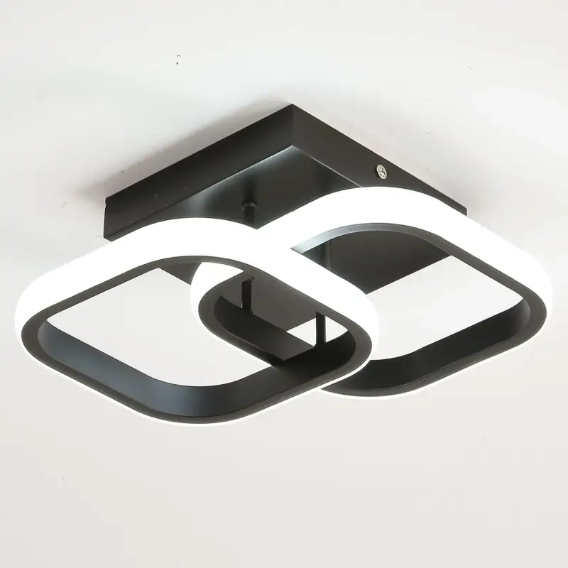 Super Prix Plafonnier LED Moderne, Lampe de plafond en Acrylique 22W 2550LM, Plafonnier pour Salle à Manger, Cuisine, Studio, lumière 6500K Blanche froide