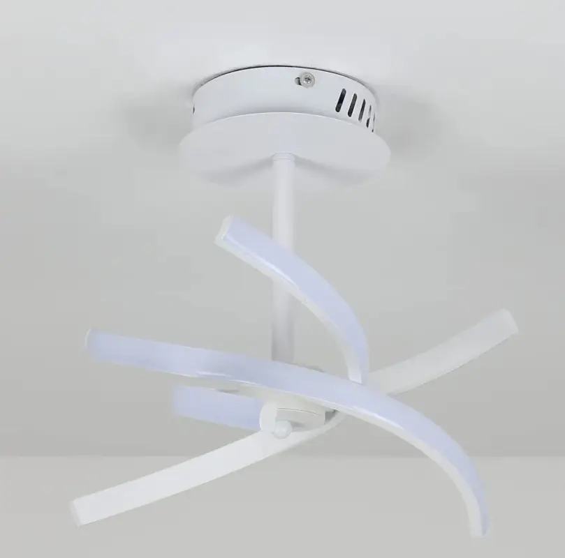 Plafonnier Led, Lampe Plafond Moderne 28W en Acrylique Créative, Lampe à suspension Lumière Blanche Chaud 3000K pour Salon, Chambre, Cuisine, Salle à Manger, Couloir Quantité Limitée