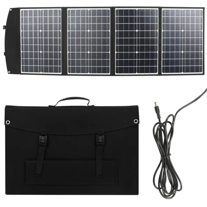 Offre Exclusive Panneaux solaires pliables portables pour le camping, la randonnée, le sac, le chargeur, 120W