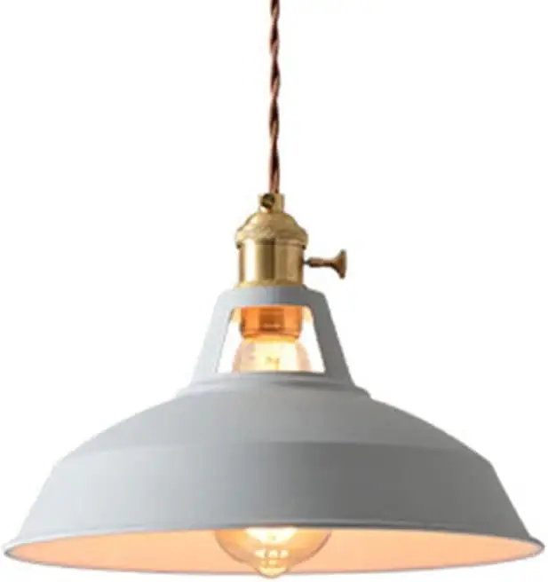Soldes Suspension Moderne Métal Lustre E27 Base Pour salon chambre à coucher salle à manger bureau Bar Café Gris