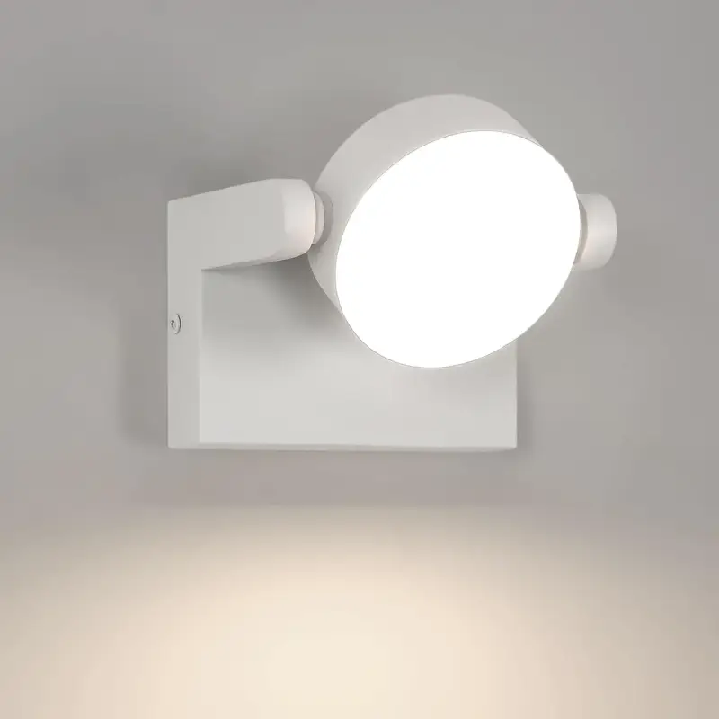 Top Vente Lampe Murale LED Extérieure 20W, Applique Murale Intérieure Imperméable IP65, Éclairage Mural Rotatif 360° – 2250LM (Blanc Naturel 4500K, Blanc)