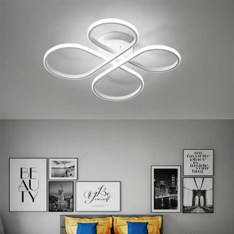 Plafonnier LED blanc moderne 30W 3400LM pour le salon, la chambre à coucher, la cuisine, le couloir, le balcon, la salle à manger, [Classe énergétiqu Offre Exclusive