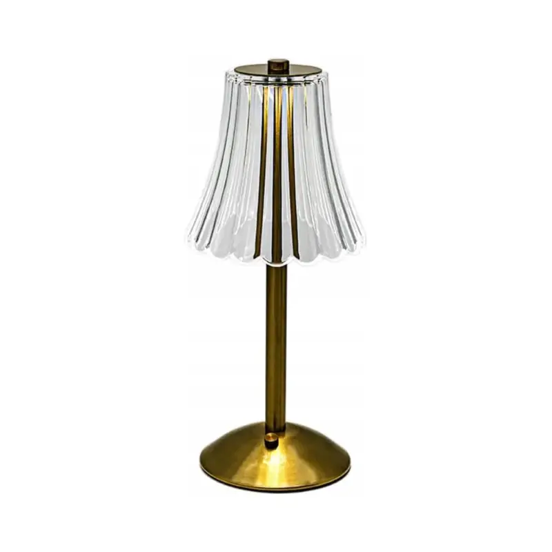 Meilleure Vente Lampe de bureau, lampe de chevet tactile en métal acrylique, 3 niveaux de luminosité réglables, mini veilleuse d'ambiance LED